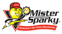 MisterSparkyTX's profile picture. America's On-Time Electrician:  We're On-Time, You'll See or the Repair is Free