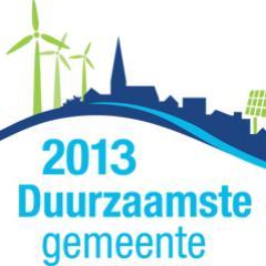 Verkiezing van de Duurzaamste gemeente 2013. Duurzaamheid & bewonderenswaardige gemeentelijke initiatieven. Technologie. Ecologie. Beleid. Sociaal.