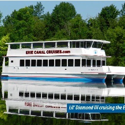 Official twitter of Erie Canal Cruises from Herkimer, NY. Follow us for news and updates about what's going on abroad the Lil' Diamond II and on the Erie Canal.