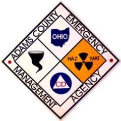 This is the page for the Adams County Emergency Managment Agency in Ohio.