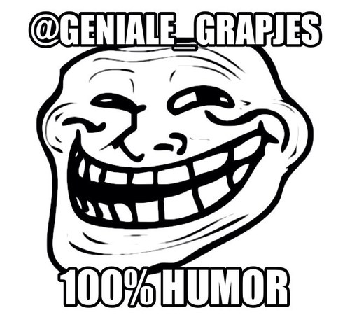 Geniale_Grapjes's profile picture. Wij tweeten de meest leuke, geniaalste en droogste grappen in je Timeline! Volg ook gelijk even mijn vriend's account @jelle_deelstra voor een #FB van mij!