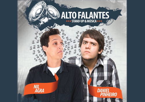 Alto Falantes é nome do mais novo espetáculo com @NilAgra e @ODanielPinheiro que reúne Stand Up, Música, Improviso e Gargalhadas! Contato: (11) 3803.9515