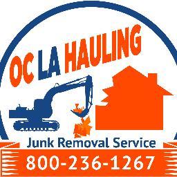 OC LA Hauling, we provide Junk removal and Construction and Demolition  services in Orange County and Los Angeles County since 2008,