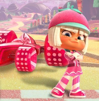 TaffytaMutton's profile picture. Taffyta here! The most popular racer in all of sugar rush! B-besides President Vanellope of course! #StaySweet~!