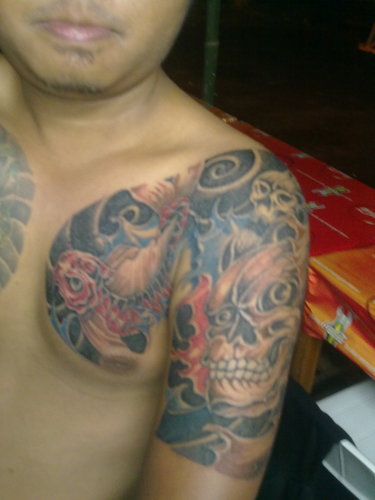 my face is bad boy but my heart is good boy,kolonk young stone is big family