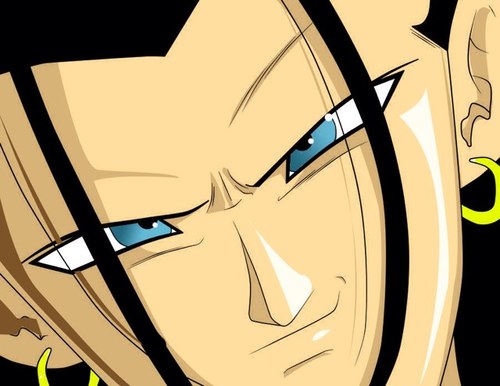 Super Android 17. Its me. Thats right. One reason I am back. My sole purpose, is to destroy Goku. [Smirks] Dont get in my way. Or you will pay. Got it?