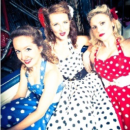 Take three sassy voices, a collection of original vintage & modern numbers adding our own twist, some sharp dance routines.... and you have The Polka Dots!