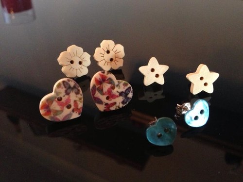 ButtonsByTet's profile picture. Handcrafted exclusive button earings, Developed by designer Kerry Clark. For products; Facebook- Buttons by tet, Email- buttonsbytet@yahoo.co.uk, #ButtonsByTet.