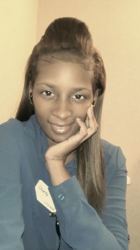 Promotional model trying to step it up and out the box. Representing Nvy Models, Heat Spinner DJs and myself. Lol!