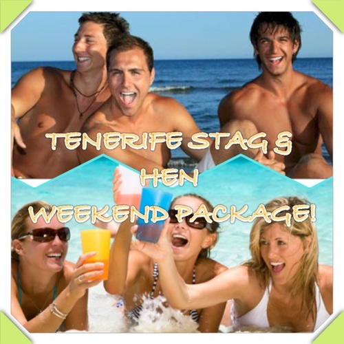 For the ultimate Stag and Hen Weekend in Tenerife! 
Plan and book with us!