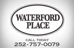 Waterford Place Apartment Homes & The Reserve.
We Set the Standard in Fine Apartment Homes.
Hours: Mon-Fri 8:30-6 ; Sat 10-4.
Phone: (252) 757-0079