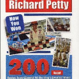 This is the book that has the King's best quotes from (almost) all of his 200 #NASCAR Cup wins!