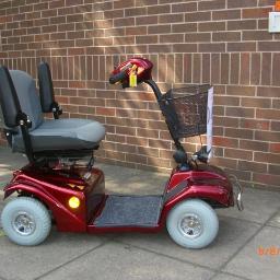 Helping those with reduced mobility get around the town. It costs £5 per year for membership and then  free use of our scooters whenever you need to use them.