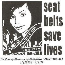 BuckleUpForItzy's profile picture. Nonprofit organization that seeks to raise seat belt safety awareness in memory of Itzy Chaidez. BUFI foundation gives graduating HS students scholarships