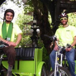 Offering pedicab services to Cambridge!