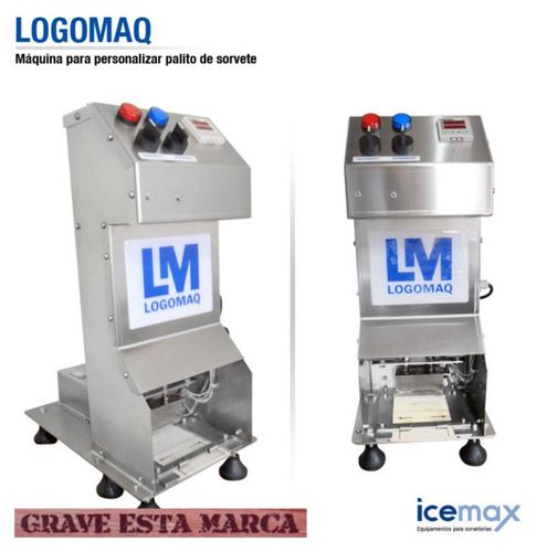 LOGOMAQ Máquina para personalizar, carimbar, gravar, palito de picolé