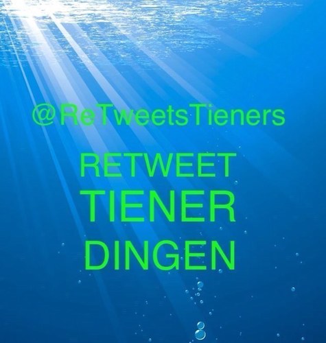 ReTweetsTieners's profile picture. Volg ons voor de beste RETWEETS van tiener accounts zelf tweeten we ook tiener dingen!!!!! Follow @SwaggerBoyShit