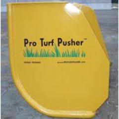 Safely and efficiently remove snow from your synthetic turf fields with the patented Pro Turf Pusher