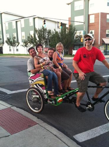 Local Pedicab business, Loves biking & being a green business.We work hard for the money, so hard for you honey. We will always treat you right. We Love Toledo!