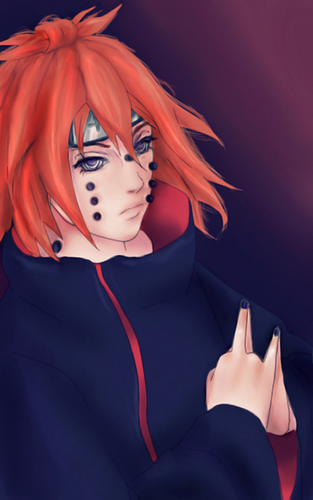 Chikushōdō Pain, Animal Path, One of the Six Paths of Pain. Summoning is my specialty, oppose us and we will show no mercy.