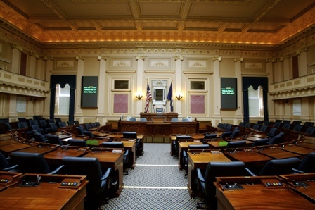 The Commonwealth of Virginia General Assembly in Richmond, Virginia, USA.