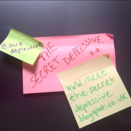 DB. The Secret Depressive. #Anxiety. #Depression. #PCOS. http://t.co/Fn1caAZr39 thesecretdepressive@gmail.com