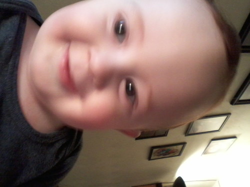 my grandson always puts a smile on my face! & my 3 daughters are my best friends:) my boyfriend is the best:) my mom & dad are my ROCK:)
