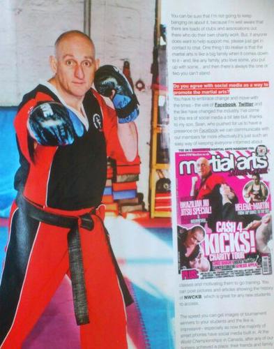 Chris Boughey 7th Degree Black Belt. Chief Instructor North West Chinese Kickboxing. Founded in 1996. World Kickboxing Council, England Coach.