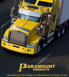 Protect your load with PARAMOUNT PRODUCTS high quality load securement products such as~ratchet straps, tie downs, cargo bars, decking beams & chain assemblies