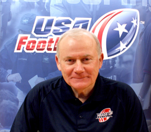 Kyle was the head coach of the 2009 U.S. Under-19 National Team, leading Team USA to the gold medal at the inaugural IFAF Under-19 World Championship.