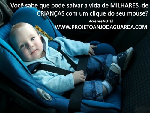 LeiAnjodaGuarda's profile picture. PROJETO DE LEI ANJO DA GUARDA.
VOTE: http://t.co/EZwhXW7xaQ
O Projeto Anjo da Guarda, salvará milhares de vidas de crianças inocentes