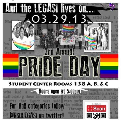 Leading the Education of Gay & Straight Individuals (LEGASI) serves as a gay-straight alliance orginization at Norfolk State University.#NSU #LGBT
IG: nsulegasi