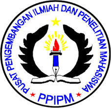 Akun twitter resmi Pusat pengembangan Ilmiah dan Penelitian Mahasiswa