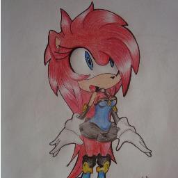 Im Ice the hedgehog Dr. Eggman made me. Not a good thing, you might think XD but whatever. #dating @Sonic_ride we have a daughter her name is angel we love her
