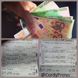 Pronostics sur le football, le rugby, la NBA  et le tennis.
Je vous tiens au courant de ma balance paris gagnés/perdus.