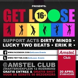 Get Loose is een nieuwe evenement dat met regelmaat plaats vindt in de Amstel Club Roermond.
Volg ons: blijf up-to-date en maak kans op diverse WIN-acties!