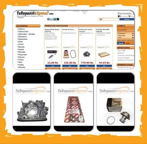 TuRepuestoXpres's profile picture. Venta de repuestos automotriz al mayor y detal, productos de conservacion para tu carro al mejor precio. http://t.co/YtKatHXJ 0212-6190304 / 0414-2673067