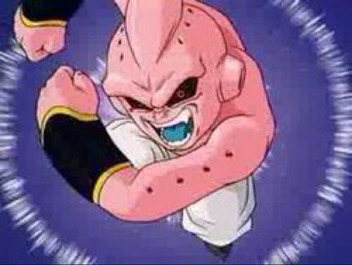 The_Kid_Buu's profile picture. Name: Me buu. Me like to destroy. Me destroyed by Goku. Me want revenge.