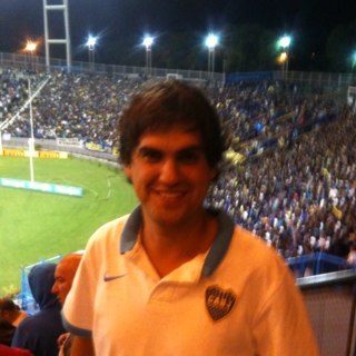 Hincha del Club Atletico Boca Juniors.