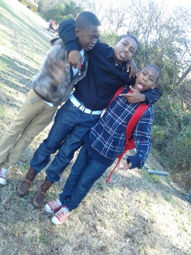 ' yeah im here you mad anywayss follow my brother