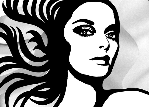 Uma mulher tarada.
