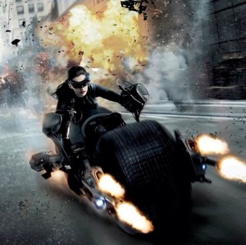 The Batpod: belongs to Catwoman.