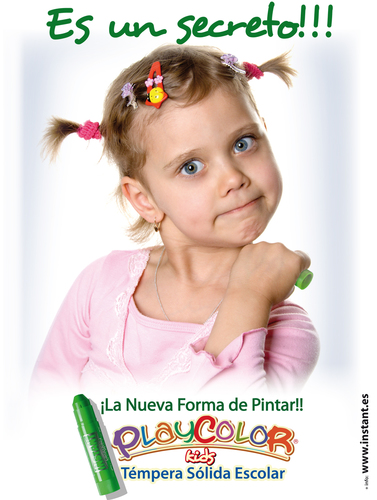 PlayColor - Témpera Sólida Escolar 
Solid Poster Paint
Gouache Solide en Stick