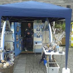 A small retail outlet trading from a beach hut in Event Square, Falmouth selling high quality, hand picked Nautical Giftware.