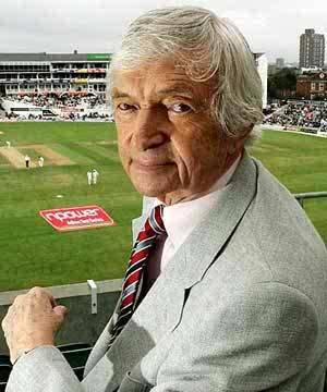 Good morning one, good morning all and welcome to Twitter. My name is Richie Benaud and you can call me the Doyen of cricket.

Parody