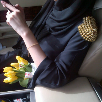 Proud muslim  travling