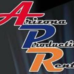 Arizona Production Rentals rents high quality A/V solutions to both residential and commercial clients. We offer sound systems, lights&projectors.623.396.5356