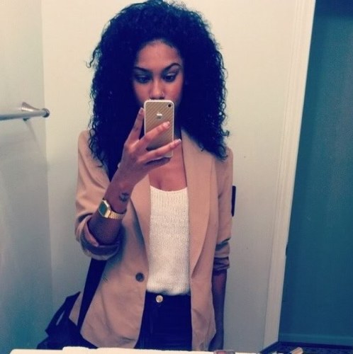 AsainBueaty's profile picture. Name: Michelle AKA Curliiee |Kik:MichelleBlackshier |From: Cali |What Am I? Black & Indian