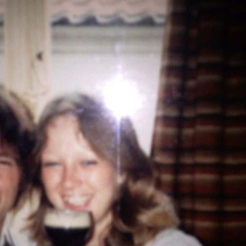 old photo of my late brother Mick and me.