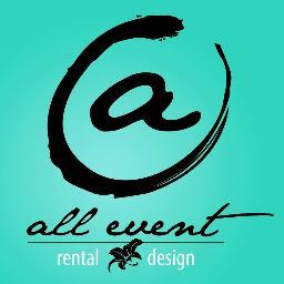 All Event Rental & Design has an on-site, interactive Design Center as well as in-house event planning services, event rentals, and more!